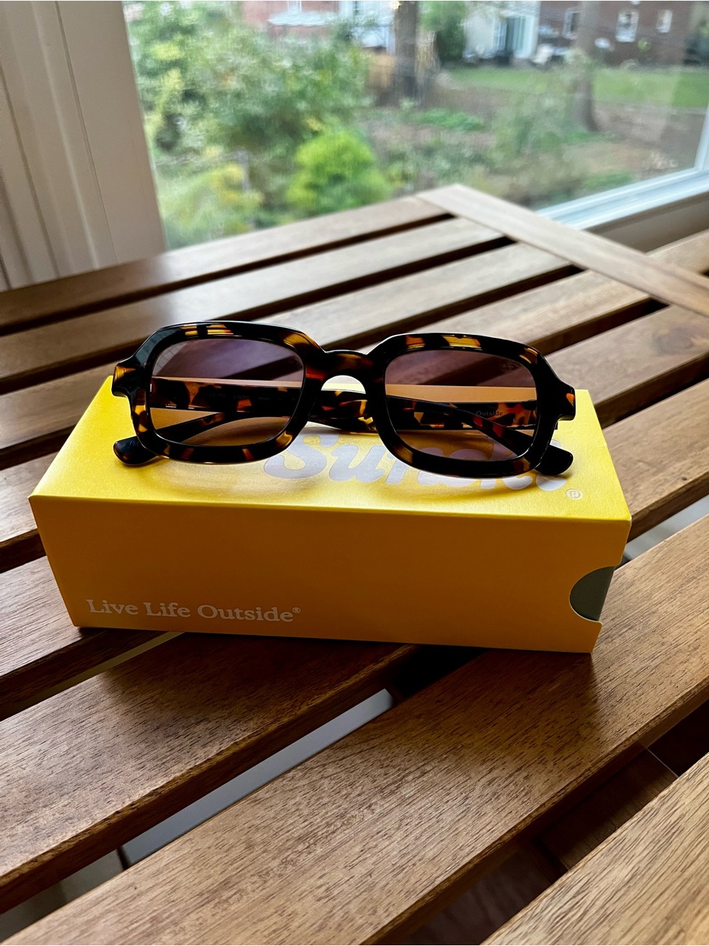 Sunski Lago Tortoise Shell Rose Polarized Sunglasses